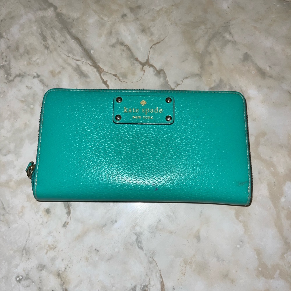 Kate spade green wallet